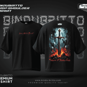 Forged In Darkness-Premium Cotton Drop Shoulder T-Shirt