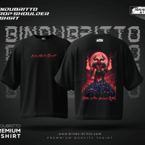 Forged In Darkness-Premium Cotton Drop Shoulder T-Shirt