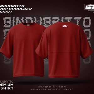 Raw Drop Shoulder-Premium Cotton Drop Shoulder T-Shirt