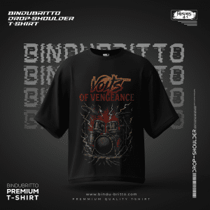 Volts of Vengeance-Premium Cotton Drop Shoulder T-Shirt