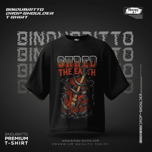 Shared the Earth-Premium Cotton Drop Shoulder T-Shirt