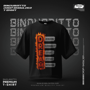 Dream-Premium Cotton Drop Shoulder T-Shirt