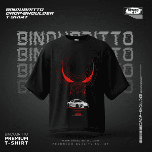 The Advanced Car-Premium Cotton Drop Shoulder T-Shirt