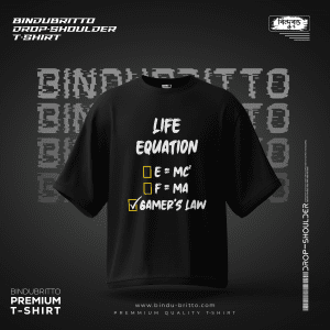 Life Equation-Premium Cotton Drop Shoulder T-Shirt