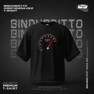 Energy-Premium Cotton Drop Shoulder T-Shirt